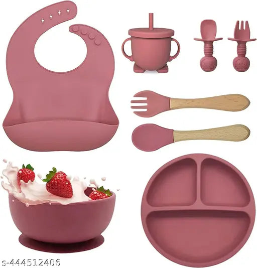 Silicon Baby Feeding Set